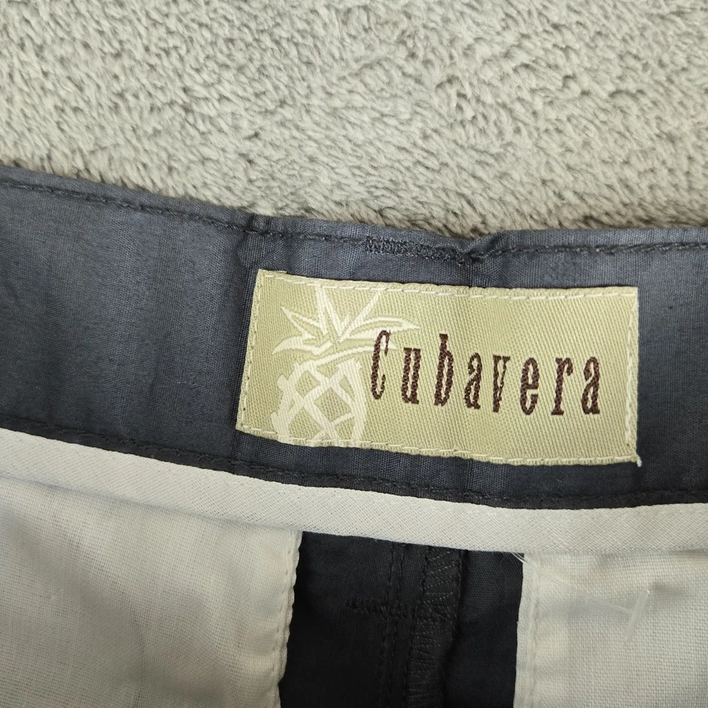 Cubavera Shorts Mens 36x9 Blue Cargo Pockets Flat‎ Front Outdoor Casual NEW